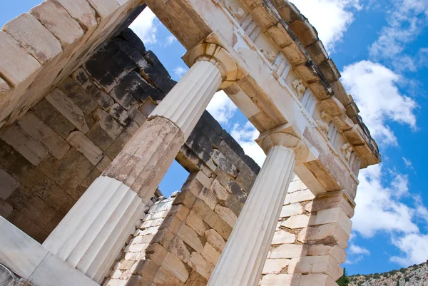 De tempel van Apollo in Delphi. Griekenland — Stockfoto