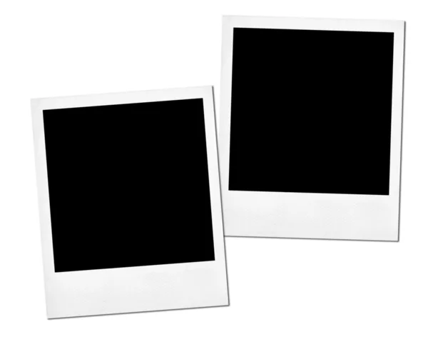 Порожні фотографії ізольовані на білому — стокове фото
