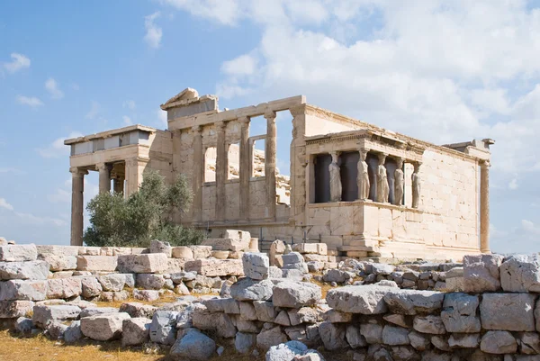 stock image Erechtheion temple on acropolis, Athens
