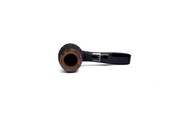 Tubo de tabaco de madeira isolado — Fotografia de Stock