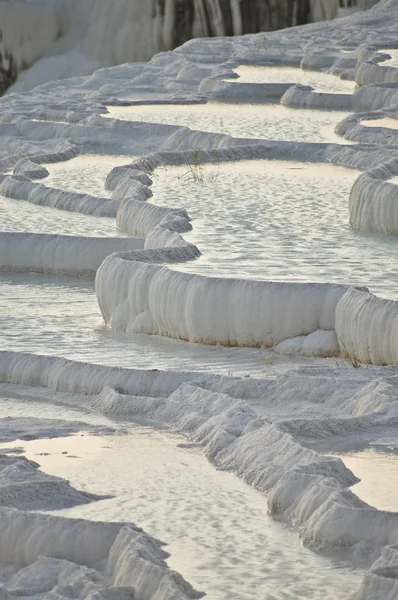 Pamukkale limestone pools. — Stock Photo, Image