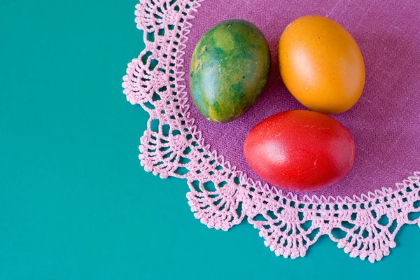 Tre uova di Pasqua — Foto Stock