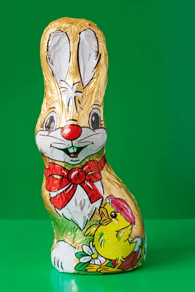 Čokoládové Velikonoční zajíček — Stock fotografie