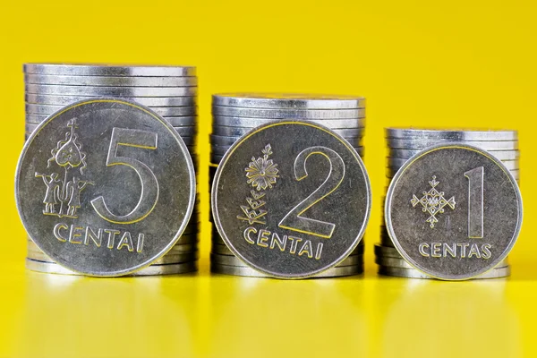 Monedas lituanas —  Fotos de Stock