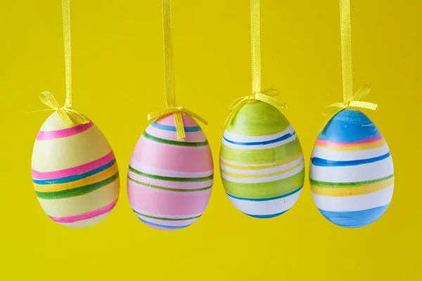 Dört süslü Paskalya yortusu yumurta — Stok fotoğraf
