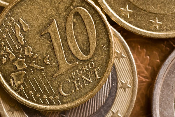 Euro-mynter – stockfoto
