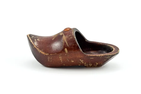 Eski tahta ayakkabı — Stok fotoğraf
