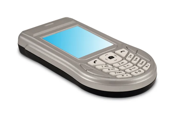 Игрушка Телефон с синим экраном — стоковое фото