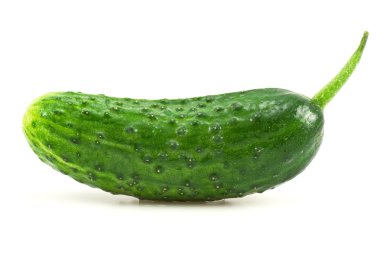 Green cucumber clipart