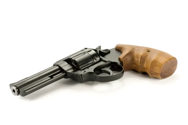 Zwarte revolver pistool — Stockfoto