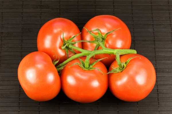 Garść świeżych pomidorów — Zdjęcie stockowe
