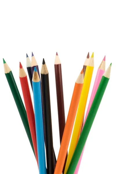 Conjunto de lápis coloridos — Fotografia de Stock