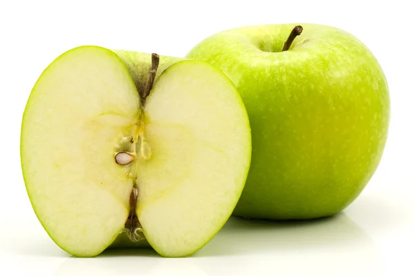 Green fresh apples — Stock Photo, Image