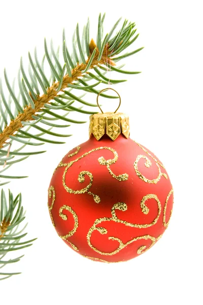 Bola de árvore de Natal Fotografias De Stock Royalty-Free