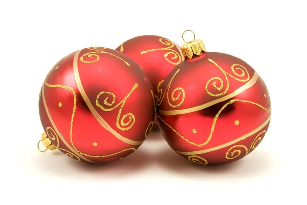 Bolas de Natal decorativas — Fotografia de Stock