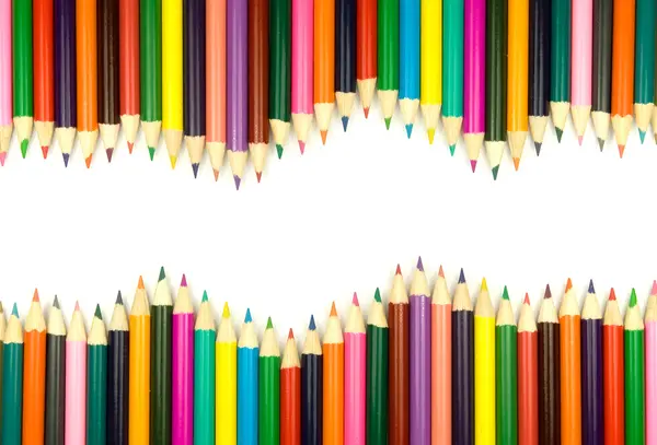 色鉛筆の並べ替え — ストック写真