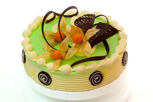 녹색 크림 케이크 로열티 프리 스톡 사진