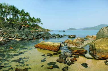 goa, palolem beach lagün