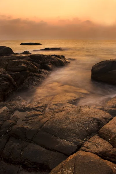 stock image Beautiful sunset over the sea