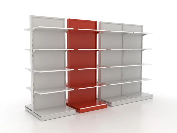 Shop shelves — Stock Photo, Image