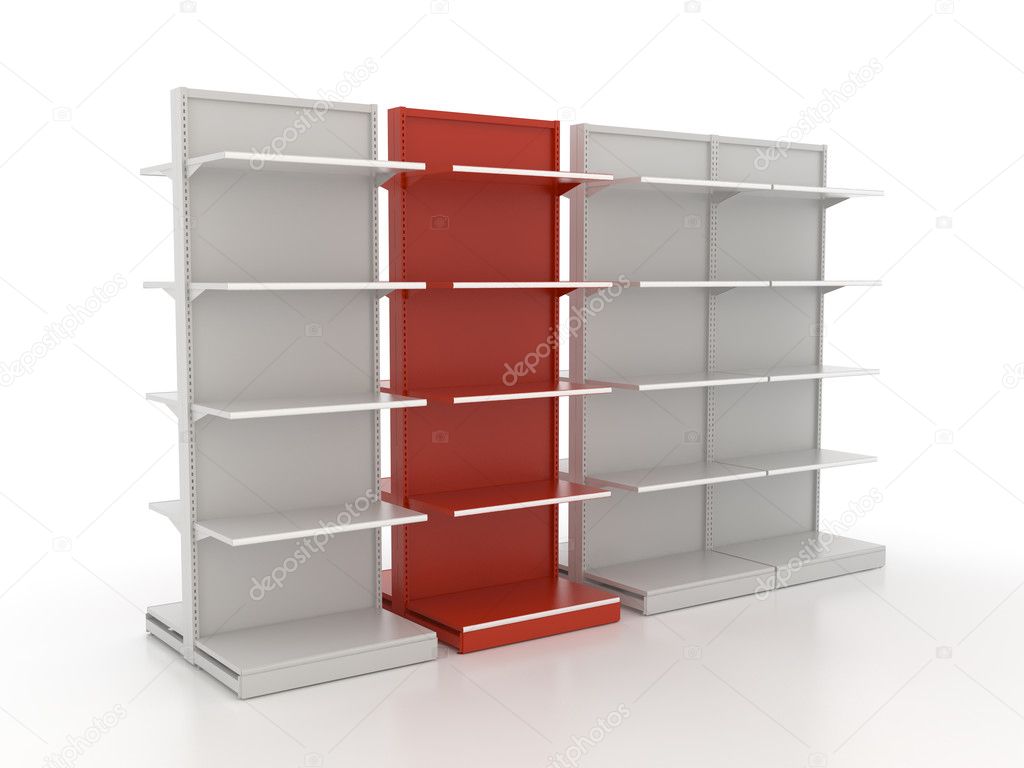 Shop shelves