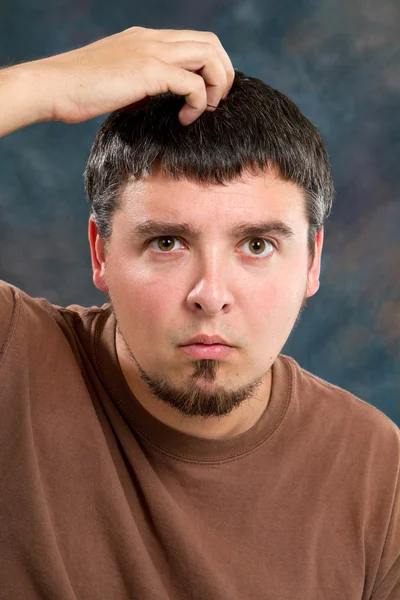 Quizzical Man — Stock Photo, Image