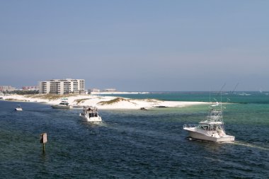 Boats In Destin Harbor clipart