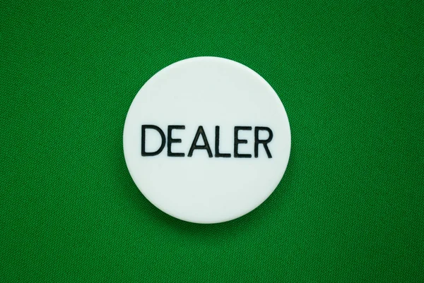 Dealer-Knopf — Stockfoto