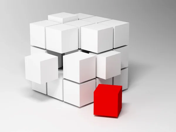 Кубики. Абстрактный фон — стоковое фото