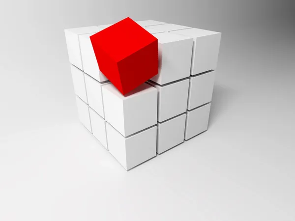 Cubos. Contexto abstrato — Fotografia de Stock