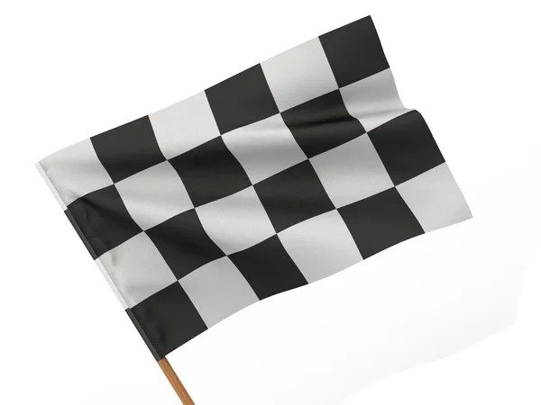 Acabamento bandeira quadriculada — Fotografia de Stock