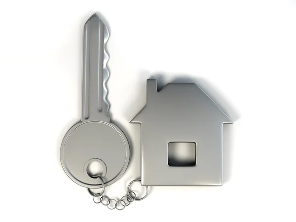 Schlüssel mit Zuhause — Stockfoto