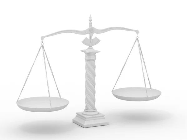 Adaletin sembolü. ölçek — Stok fotoğraf