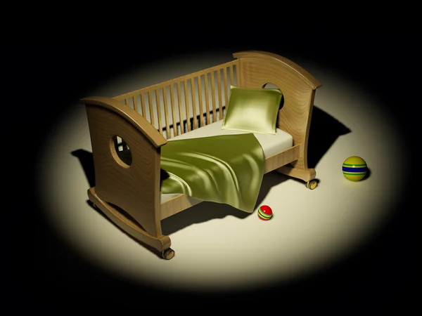 Children's bed — Stock Photo, Image