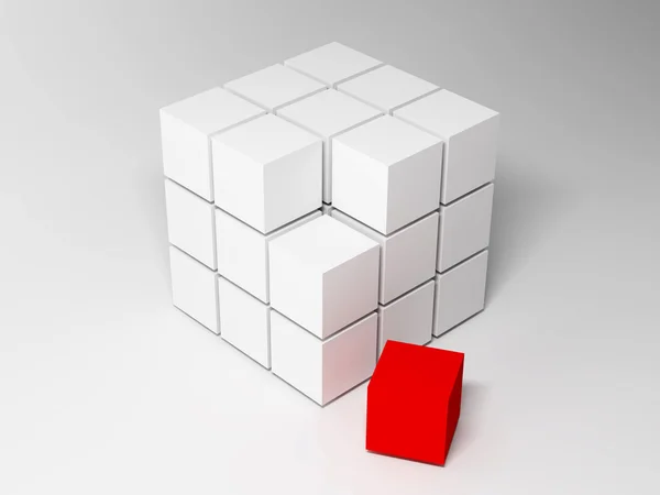 Cubos. Fondo abstracto — Foto de Stock