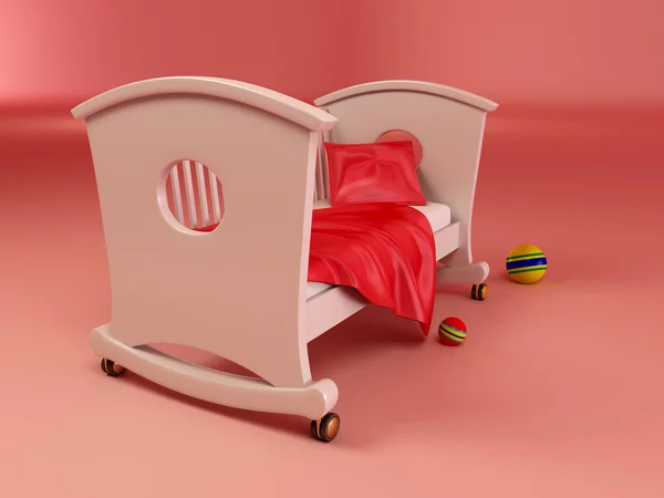 Children's bed — Stock Photo, Image