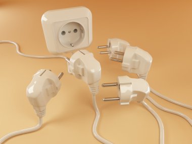 Plugs and Socket clipart