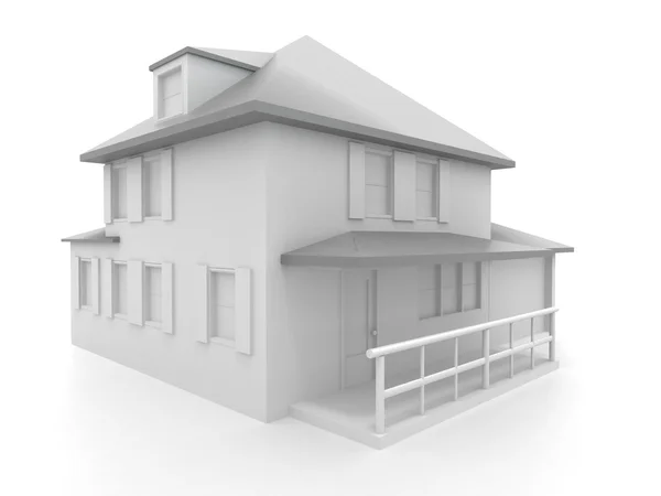 Modell av huset — Stockfoto