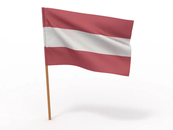 라트비아의 국기 — 스톡 사진