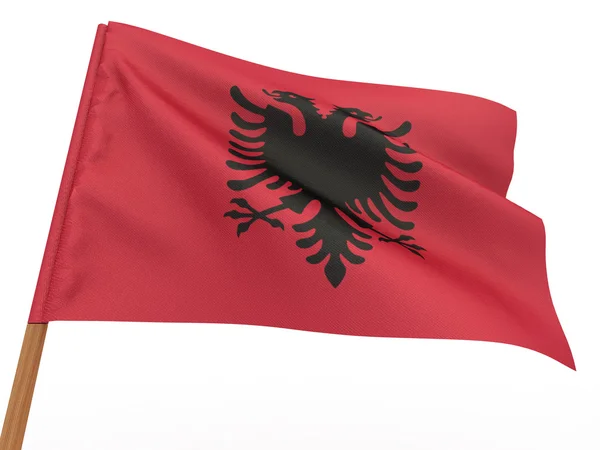 Bandiera dell'Albania — Foto Stock