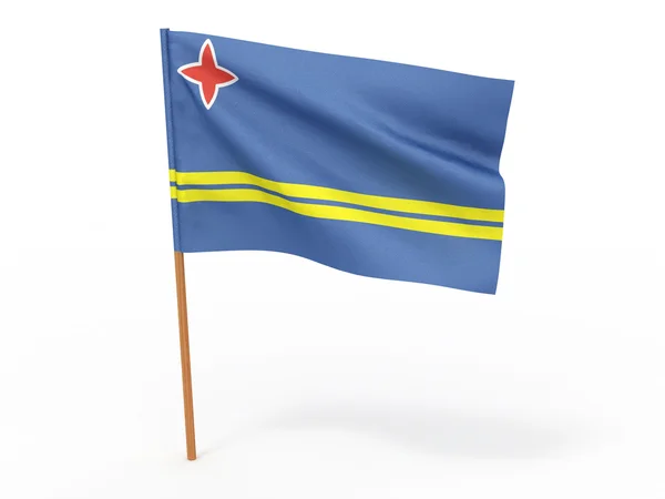 アルバ島の旗 — ストック写真