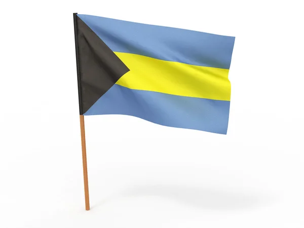 Bandera de Bahamas — Foto de Stock