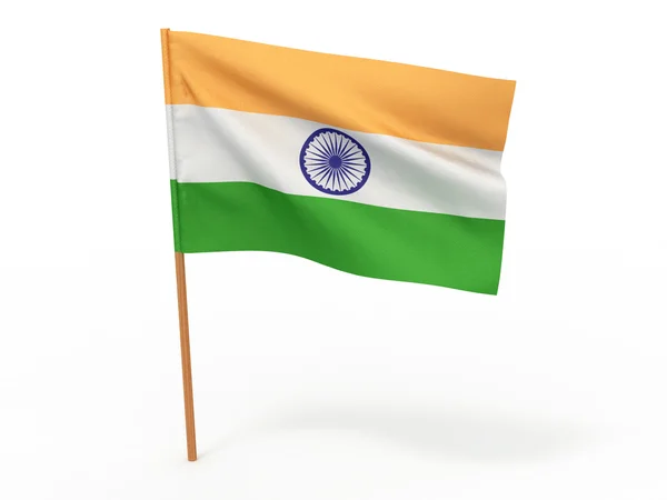 Indiens flagga — Stockfoto