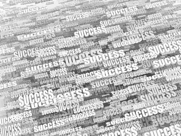 Abstracte achtergrond van woorden succes. 3D — Stockfoto