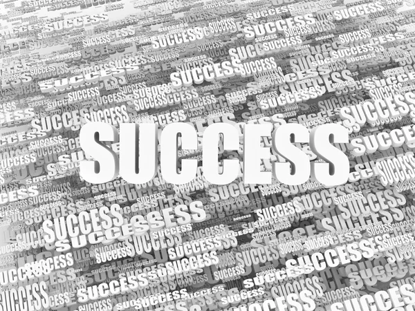 Abstracte achtergrond van woorden succes. 3D — Stockfoto