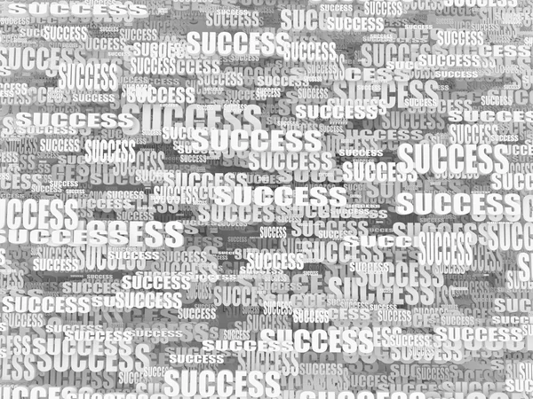 Abstraktní pozadí od slova úspěch. 3D — Stock fotografie
