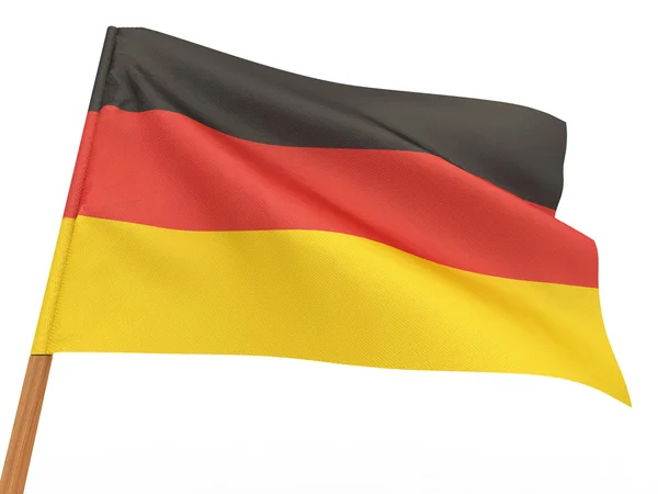 Německá vlajka — Stock fotografie