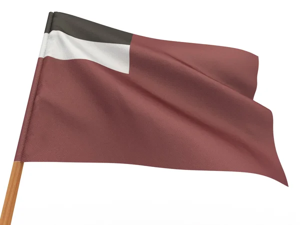 Bandeira a tremer ao vento. Geórgia — Fotografia de Stock