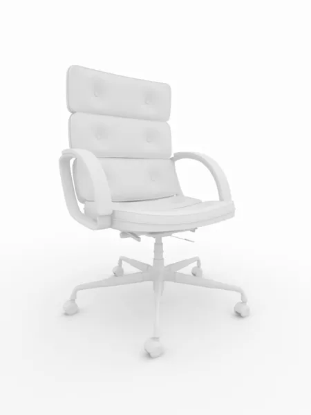 Beyaz isolared arka koltukta ofis — Stok fotoğraf