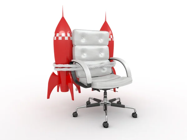 Career Opportunities Office Armchair Rockets — Stock Photo, Image